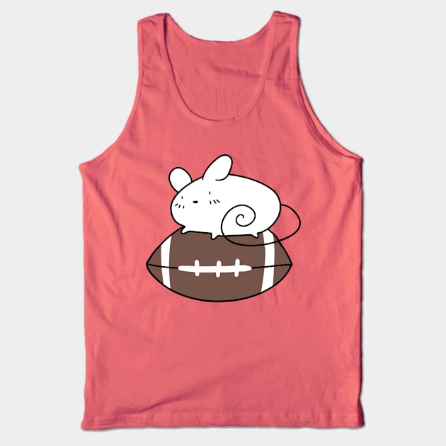 White Mouse and Football Tank Top by saradaboru